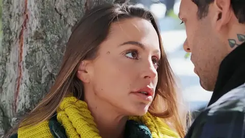 Abigail Mac is downright naked while in the woods