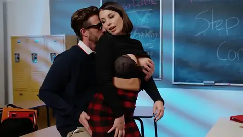 Wild instructor has drill-a-thon in the standing rear end fashion posture